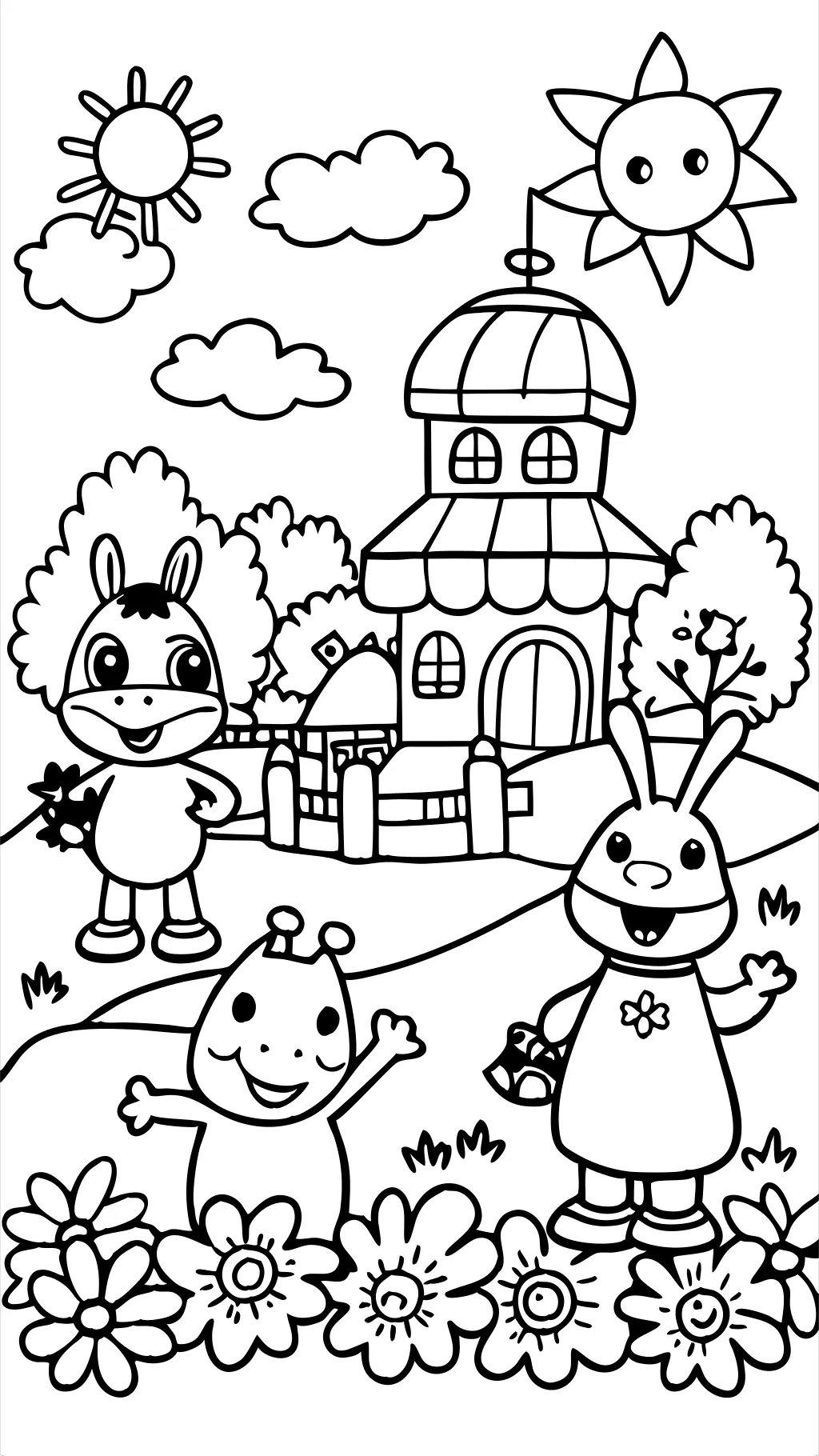 backyardigans coloring pages